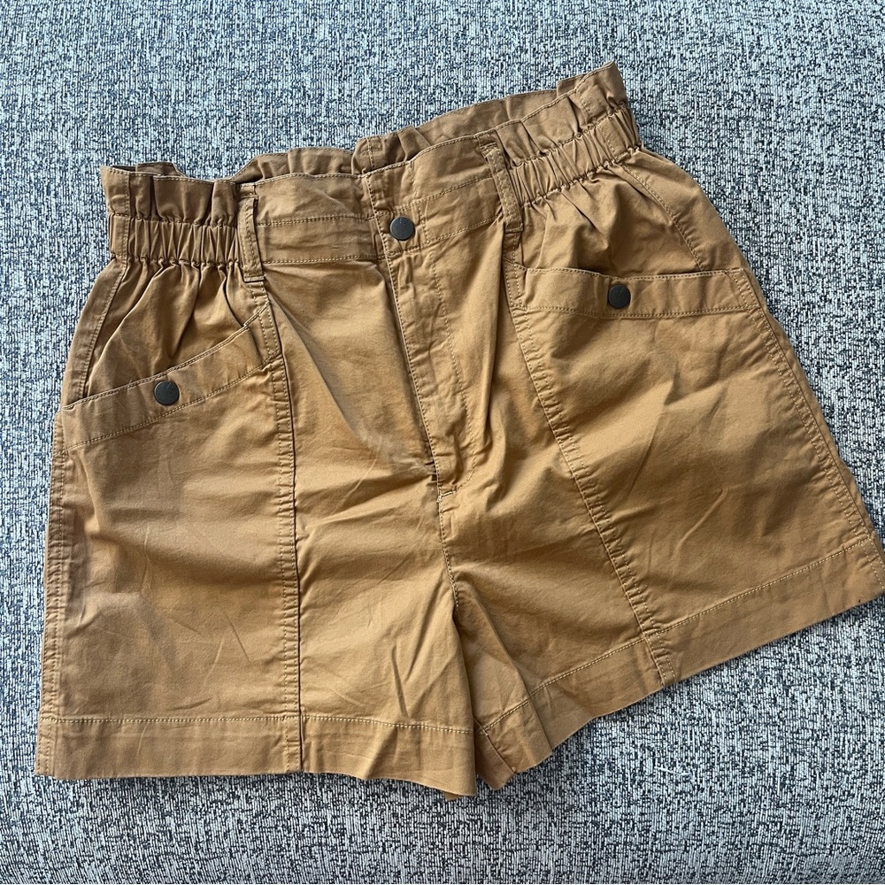 Madewell pull-on paper bag shorts